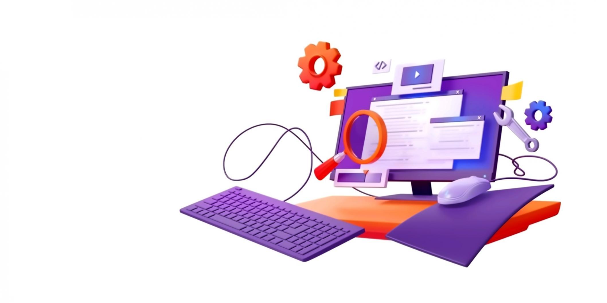 Workspace with blockchain development materials